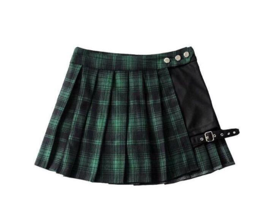 Work Clothes Plaid Skirt Female Summer Cool Girl Wear A Tactical Skirt Work Clothes Plaid Skirt Female Summer Cool Girl Wear A Tactical Skirt